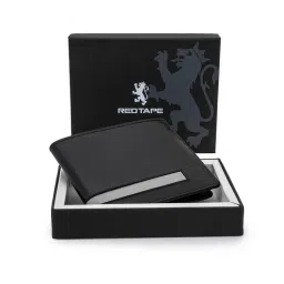 Red Tape Men Black Leather Solid Wallet-picture-47