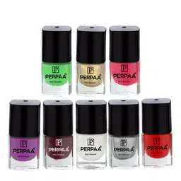 PERPAA Set Of 8 High-Shine Long Last Non-Toxic Nail Enamel 5ml Each - Combo 4 image 4
