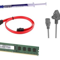 generic 8GB DDR3 Desktop RAM 1600MHz Support GEONIX GX-H61 Mother Boards (3 Years Warranty)(Double Side 8 * 2 = 16 IC) & SATA Cable and Desktop Power Cable and CPU Cooling Paste image 1
