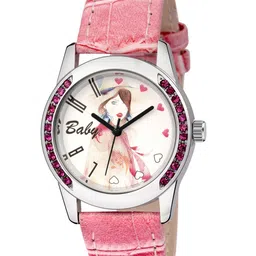 Kool Kidz Unisex Kids White Dial & Pink Straps Analogue Watch KOOL KIDZ  KK 109 PK 01-34