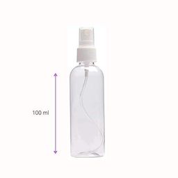 vedini Plastic Transparent Empty Refillable Reusable Fine Mist Spray Bottle For Perfume, Travel With Diy Sticker Set And Funnel (100Ml, Pack Of 4) image 5