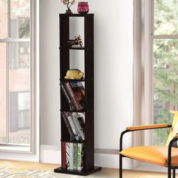 DeckUp Bonton Set of 5-Shelf Engineered Wood Book Shelf and Display Unit (Dark Wenge, Matte Finish) image 1