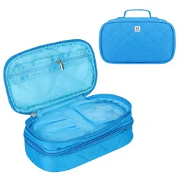 NFI Essentials Blue Solid Cosmetic Pouch-picture-32
