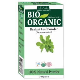 Indus Valley Bio Organic 100% Natural Brahmi Leaf Hair Color Powder-picture-12