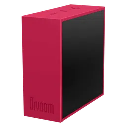Divoom TimeBox Mini with Built-in Mic for Voice Memo Smart Speaker (Smart Alarm, Red) image 5