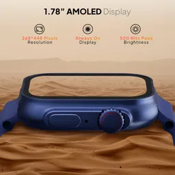 FIRE-BOLTT Supernova Smartwatch with Bluetooth Calling (45.2mm AMOLED Display, IP67 Water Resistant, Blue Strap) image 2