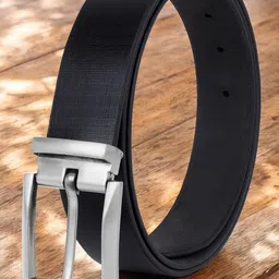 LOOPA Men Textured Leather Belt-picture-34