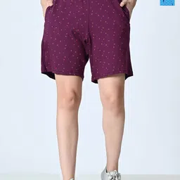 BAESD Women Conversational Printed High-Rise Shorts-picture-13