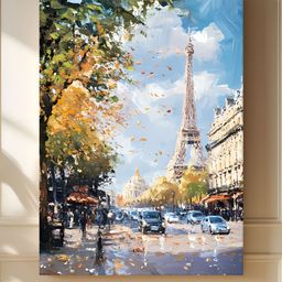 Art Street Blue & Green 1 Piece Canvas Other Wall Paintings-image-57