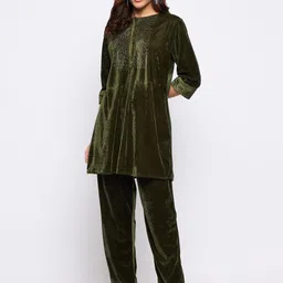 Imfashini Velvet Top & Trousers Co-Ords-picture-17