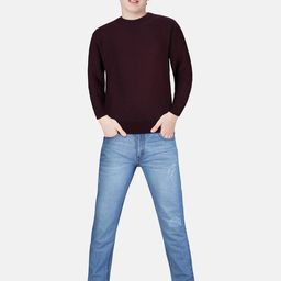 Gini and Jony Boys Self Design Round Neck Pullover Sweaters-image-51