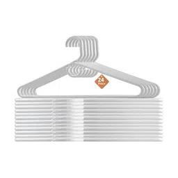 Aura 24-Pcs White Clothes Hanger-57
