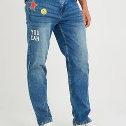 Styli Men Printed Whiskers Regular Fit Jeans-image-71