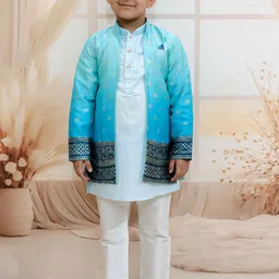 BownBee Boys Regular Kurti with Pyjamas-33