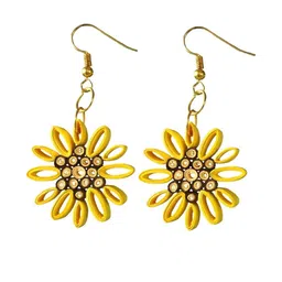 Designers Collection Women Brown Earrings-picture-12