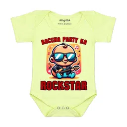 Arvesa Baccha Party Ka Rockstar Printed Bodusuit-image-8