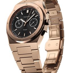 Valuchi Men Skeleton Dial & Reset Time Straps Analogue Watch VT-CHR-RG image 5