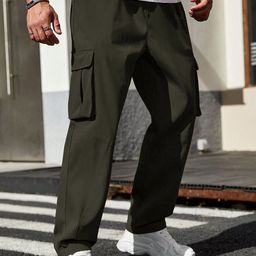 SZN Men High-Rise Cargos Trousers-image-99