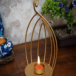 Craftlayout Gold-Toned Candle Holder-image-32