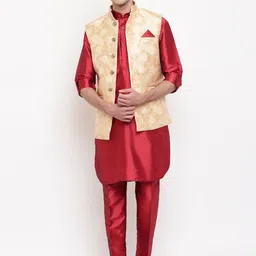 Aj DEZInES Men Regular Kurta with Pyjamas-picture-55
