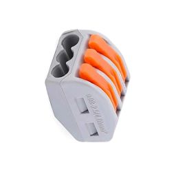 PCT-213 Wire Connector Terminal Block 0.08-2.5mm 3 Pole Wire Connector Reliable Spring Lock Lever for Cable Connection For Small Gauge Wires Easy-to-Use 3-Pin Terminal Block For Electrical Projects - RS3606PCT-213 Wire Connector Terminal Block 0.08-2.5mm 3 Pole Wire Connector Reliable Spring Lock Lever for Cable Connection For Small Gauge Wires Easy-to-Use 3-Pin Terminal Block For Electrical Projects - RS3606 image 2