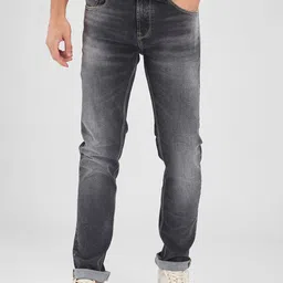 SPYKAR Men Skinny Fit Low-Rise Light Fade Stretchable Jeans-picture-39