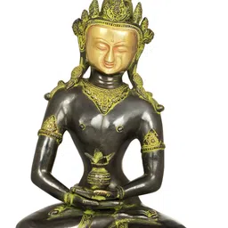 Exotic India Black Religious Idol Showpiece-image-72