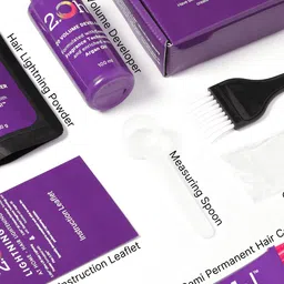 2.Oh! Semi Permanent Hair Color & Bleach Kit-250ml Shade-Lavender image 2