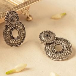 OOMPH Circular Drop Earrings-22