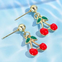 StyleCast x Revolte Gold Plated Contemporary Drop Earrings-29