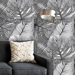 ArtzFolio Printed UV-Resistant Anti-Bacterial Tropical Palm Leaf Peel & Stick Wallpaper-image-66