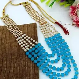 Grace Collections Women Gold-Plated Artificial Beads Brass Necklace-picture-11