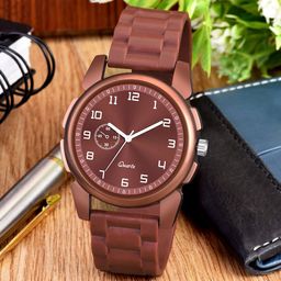 Gopal Shopcart Unisex Dial & Bracelet Style Straps Analogue Watch J16 C1001BRO D NEW PU-image-85