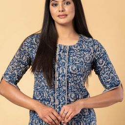 Jaitpuriya Women Floral Print Cotton Top-image-30