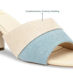 CAI Colourblocked PU Block Sandals image 3
