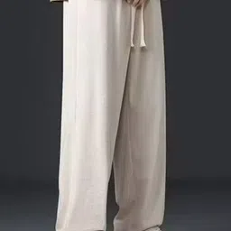 KPOP Men Regular Fit Solid Trousers-image-24