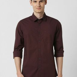 Peter England Casuals Spread Collar Slim Fit Casual Shirt-image-83