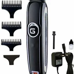 Geemy GM- 6050 Trimmer 45 min Runtime 4 Length Settings (Black Trimmer 70 minRuntime 4 Length Settings-10