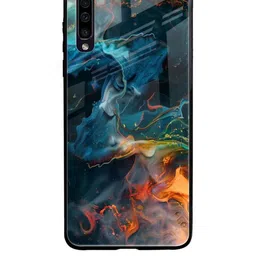QRIOH Abstract Printed Samsung Galaxy A70 Back Case Mobile Accessories-picture-1