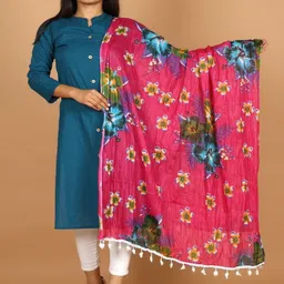 RajeRaj Women Silk Printed Dupatta-picture-7