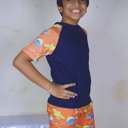 Aqua Holic Boys Printed Two Piece Swim Set image 4