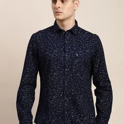 Turtle Men Relaxed Slim Fit Opaque Printed Casual Shirt-image-57