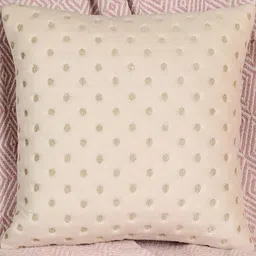 Dot Embroidered Design, 1 Piece Velvet Cushion Cover-image-54