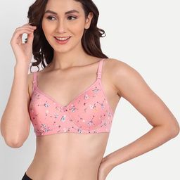 Women Cotton Pink Padded Non-Wired Lingerie Bra Sport wear Gym Crop Tank Top-picture-27