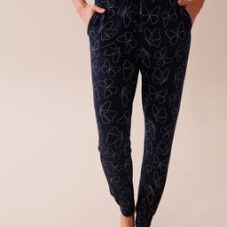 La Vie en Rose Printed Mid-Rise Joggers Lounge Pant-picture-1