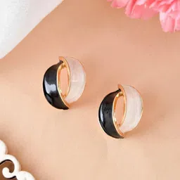 VOJ Circular Half Hoop Earrings-image-28