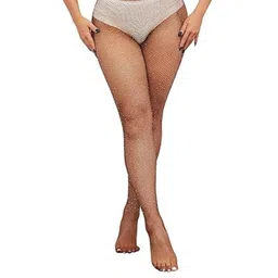 NESKA MODA Women Brown Fishnet Stockings-image-83