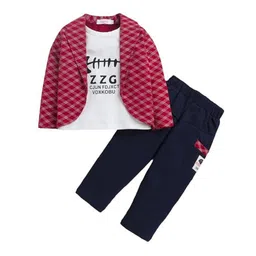 MEROPE Boys Printed T-shirt With Trousers-picture-10