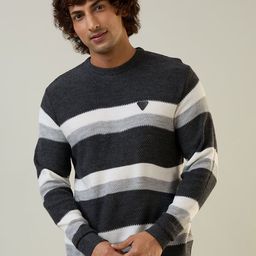 TIM PARIS Men Striped Sweatshirt-image-17