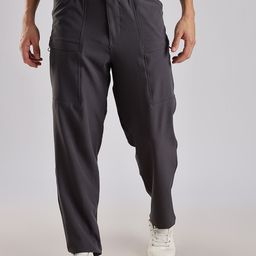 THE BEETEL HOUSE Men Relaxed Fit Structured Adventure Cargos Trousers-3